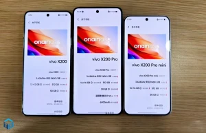 Vivo X200, X200 Pro и Pro mini показали на одном фото