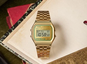 Представлены золотистые часы Casio A158WEGV-9A