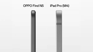 Oppo Find N5 тоньше самого тонкого iPad