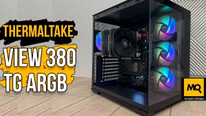 Вместительный корпус кубик. THERMALTAKE VIEW 380 TG ARGB обзор, тесты и сборка