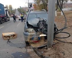 В столкновении четырёх автомобилей пострадали двое водителей