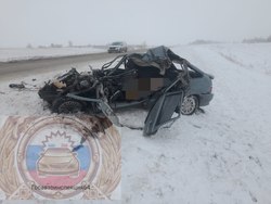 В смертельном ДТП погиб водитель 'четырнадцатой'