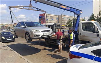 Гаишники открыли охоту на красноярских водителей во время перекрытия Карла Маркса