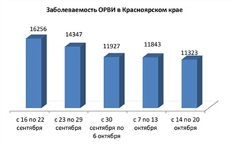 В Красноярском крае продолжает снижаться заболеваемость ОРВИ