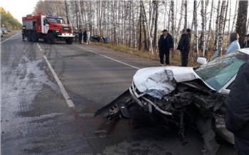 На трассе в Красноярском крае автолюбительница выехала на встречку и устроила ДТП