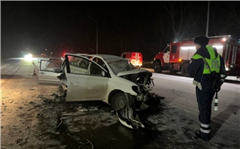 Два человека погибли в массовом ДТП с пьяным водителем на юге Красноярского края