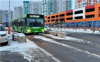 В красноярских Тихих зорях запустили разворотную площадку для автобусов