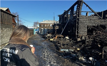 В Минусинске женщина и двое детей погибли на пожаре