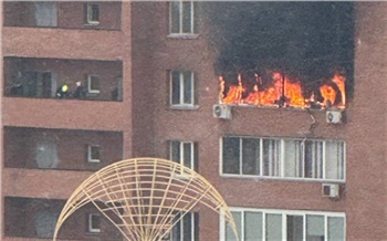 Пожар в красноярской многоэтажке на Алексеева мог произойти из-за майнера