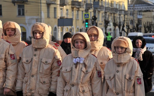 В Брянске состоялся митинг ко Дню защитника Отечества