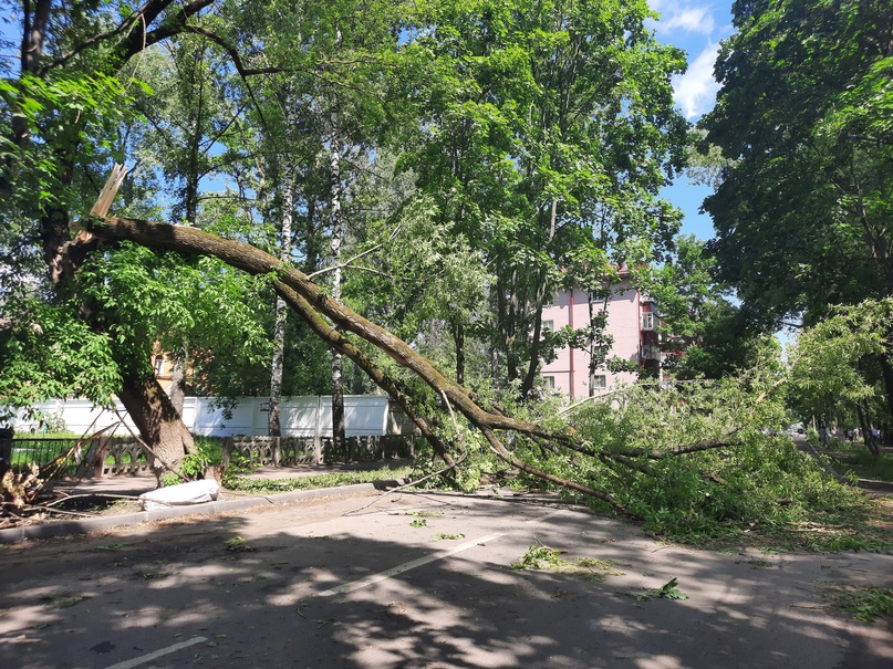 На Курск обрушился мощный ураган