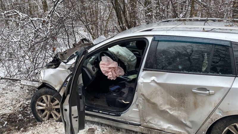 В Курской области 54-летний водитель Ровера погиб в жестком ДТП