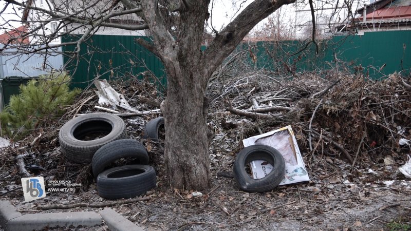 В Курске за 1,5 года успешно сформировали свалку на пустыре на Семёновской