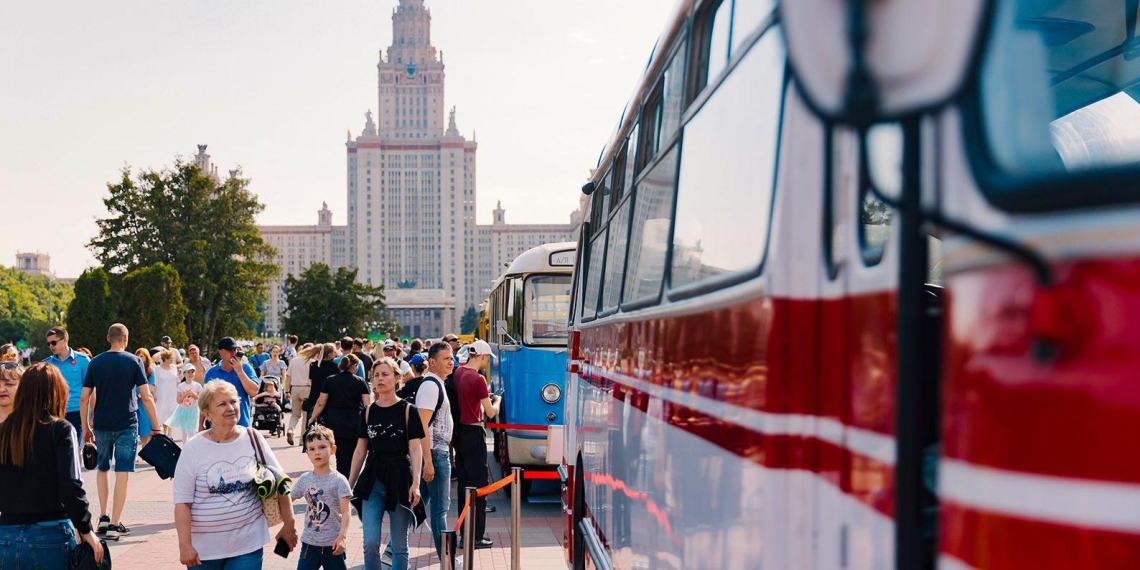 Музей транспорта Москвы проведёт выставку автобусов на Воробьёвых горах