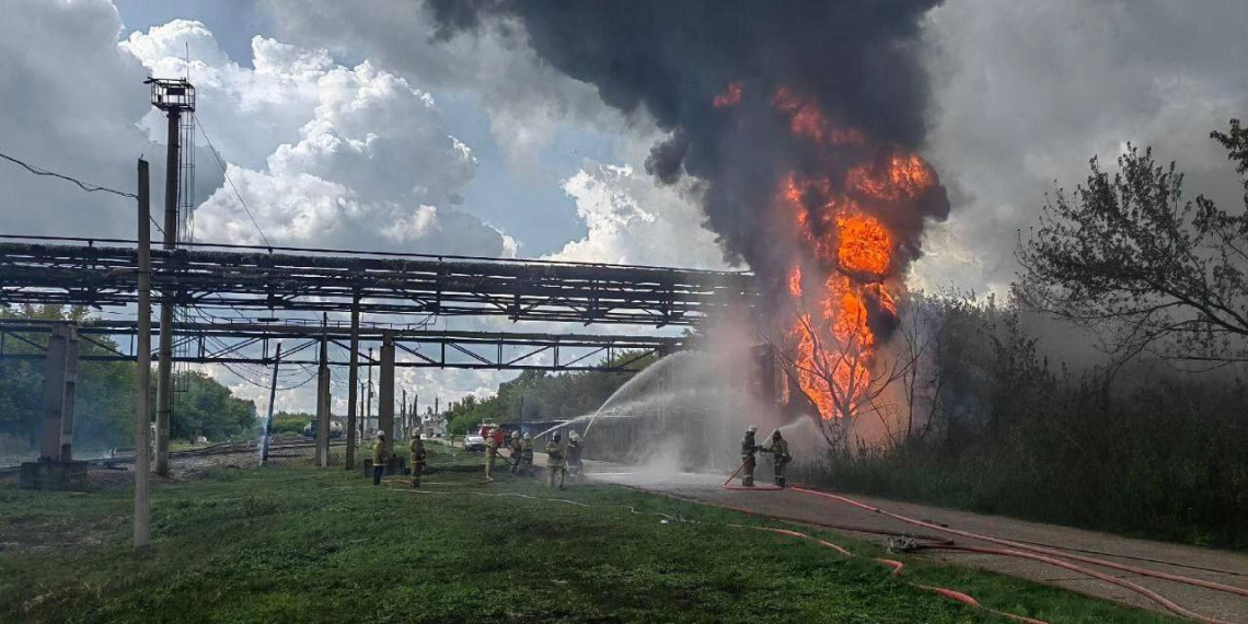 Взрыв газопровода в Стерлитамаке попал на видео