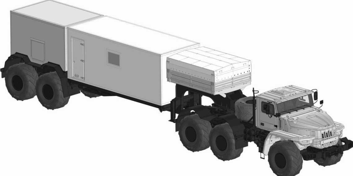 Урал запатентовал арктический автопоезд с запасом хода 500 км