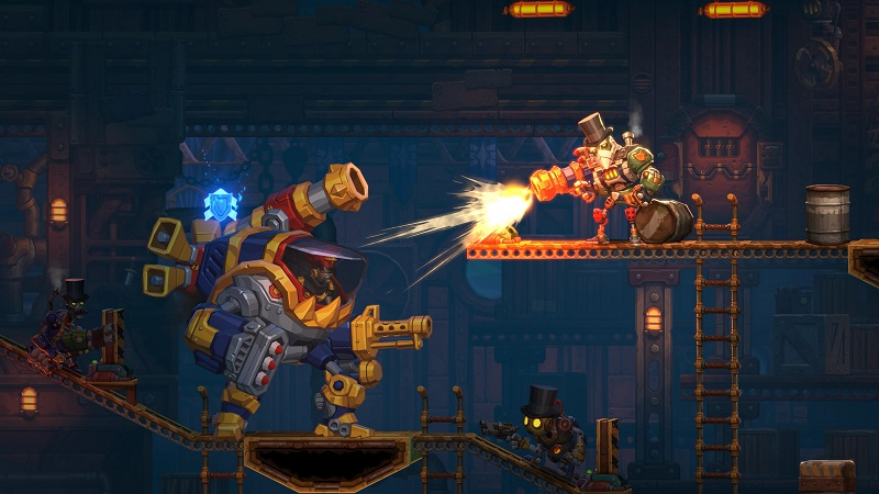 Обзорный трейлер пошаговой ролевой игры SteamWorld Heist II: бои, прокачка, мультиклассы и кое-что ещё