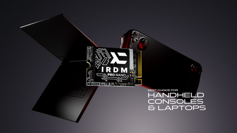 Представлены компактные SSD для ноутбуков и консолей IRDM M.2 2230 Pro Nano со скоростью до 7300 Мбайт/с