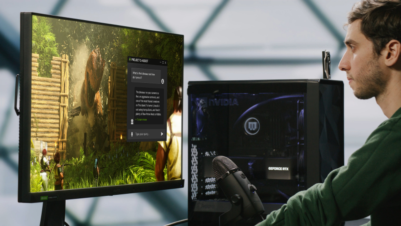 Nvidia представила Project G-Assist — персонального ИИ-помощника и тренера для геймеров