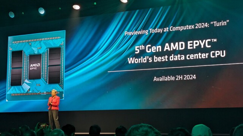 AMD рассказала о процессорах EPYC Turin на Zen 5 и Turin Dense на Zen 5c  в разы быстрее Intel Xeon