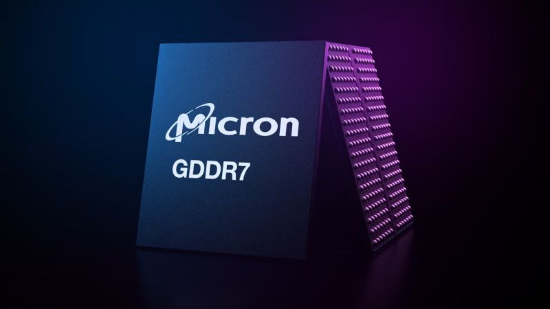 Micron начала поставки образцов памяти GDDR7  серийные чипы появятся до конца года