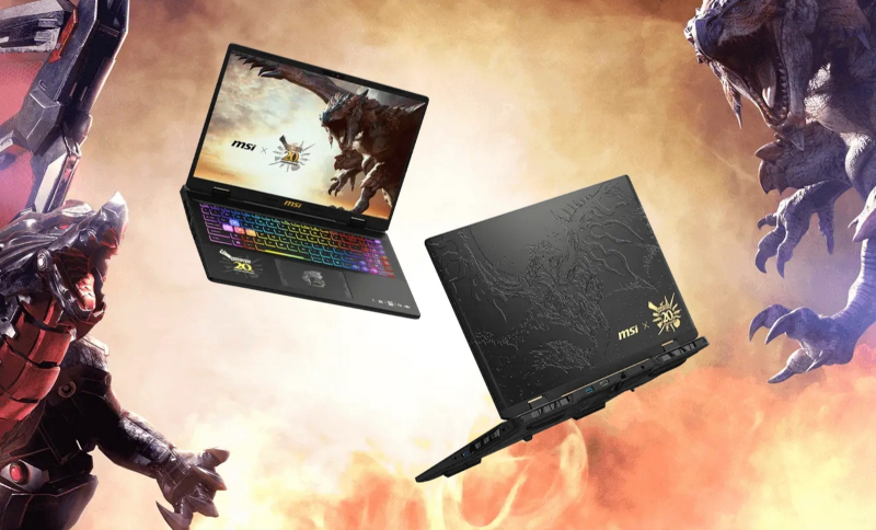 MSI и Capcom выпустили ноутбук Crosshair 16 HX Monster Hunter Edition по случаю 20-летия игровой серии