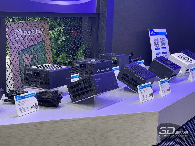 Репортаж со стенда FSP на выставке Computex 2024: новые блоки питания, корпуса и системы охлаждения