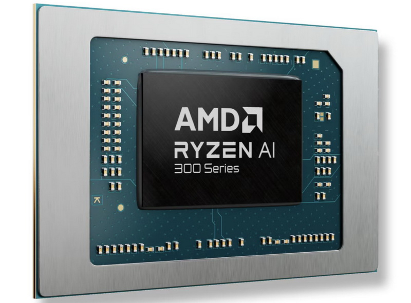 AMD представила самый мощный процессор Ryzen AI 300 — у него 12 ядер Zen 5 и 5c, а также NPU на 55 TOPS