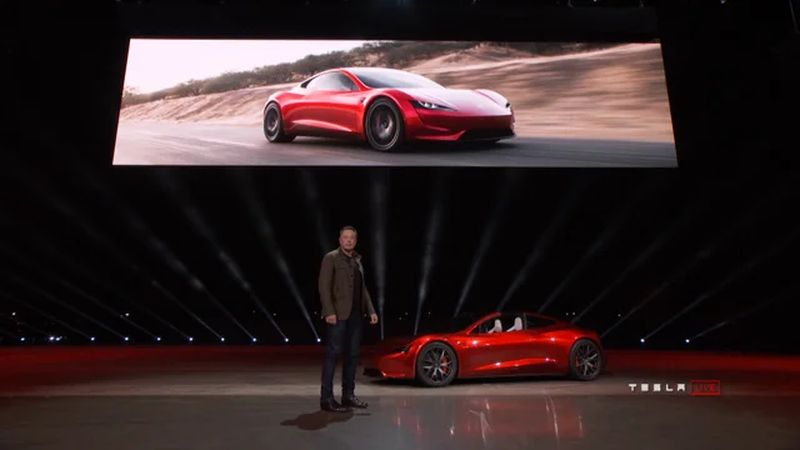 Обновлённый спорткар Tesla Roadster начнут массово выпускать с пятилетним опозданием  в 2025 году