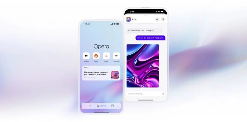 Opera выпустила для iOS браузер Opera One с голосовым ИИ-помощником Aria