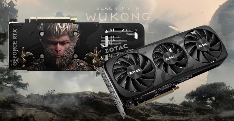 Zotac выпустила GeForce RTX 4070 Super в стиле игры Black Myth: Wukong