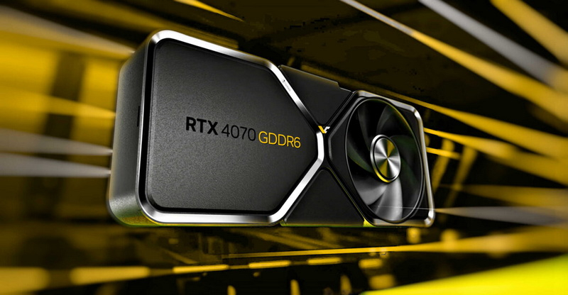 Nvidia объявила о замедлении памяти в GeForce RTX 4070  GDDR6 вместо GDDR6X