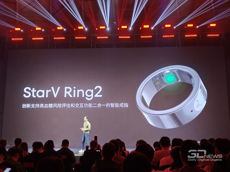 Meizu представила смарт-кольцо StartV Ring 2 с мониторингом уровня сахара в крови и других показателей здоровья за $185