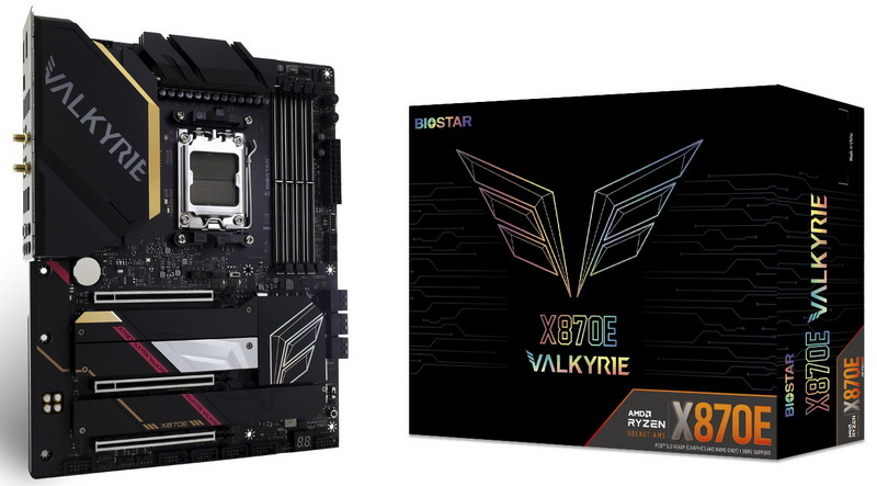 Biostar представила флагманскую AM5-плату X870E Valkyrie