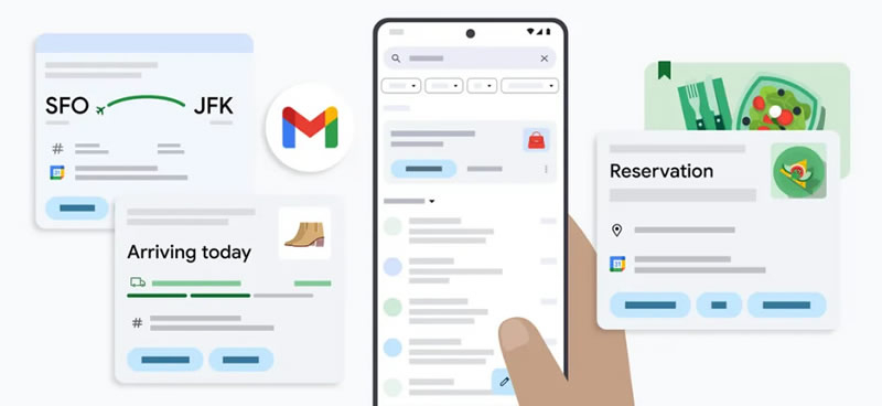 Google упрощает поиск важной информации в Gmail с помощью новых сводных карточек