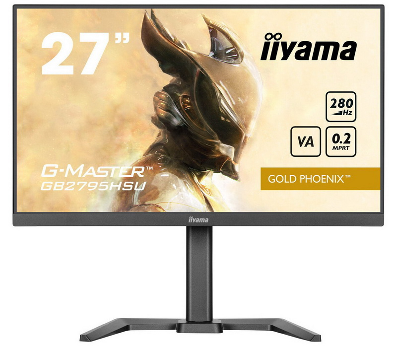 iiyama представила 27-дюймовый монитор G-Master GB2795HSU-B1 Gold Phoenix для киберспорта