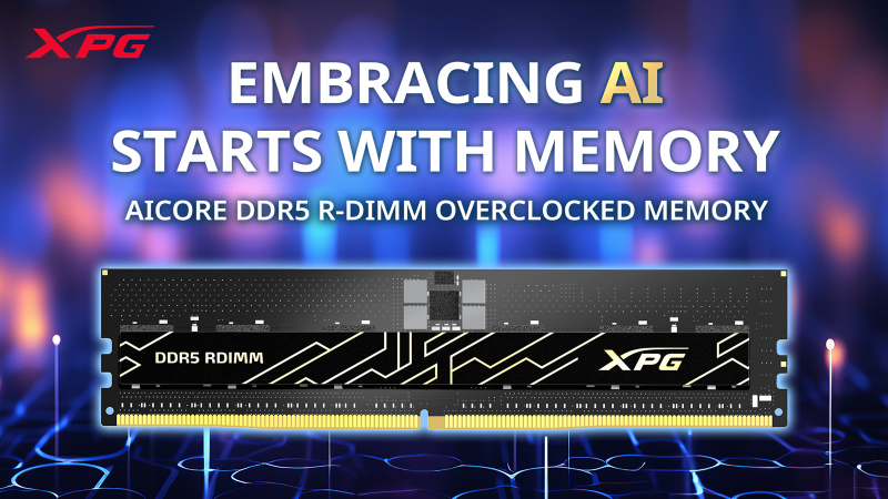 Бренд XPG представил модули AICORE DDR5-8000 для мощных рабочих станций