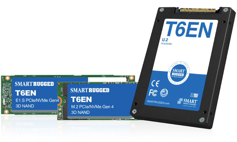 SMART Modular представила индустриальные SSD серии T6EN вместимостью до 15,36 Тбайт