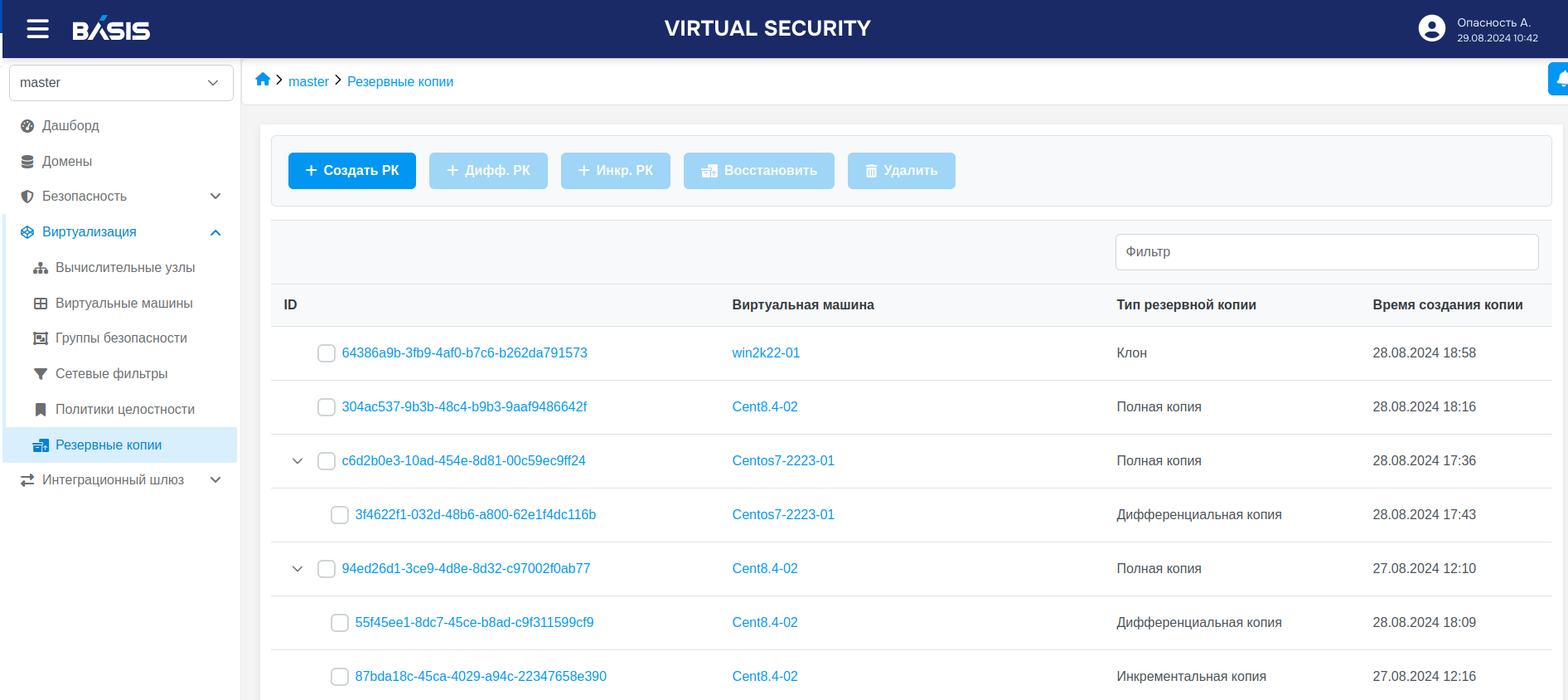 Basis Virtual Security получил более ста новых функций и улучшений и подтвердил соответствие требованиям ФСТЭК по 4-му уровню доверия