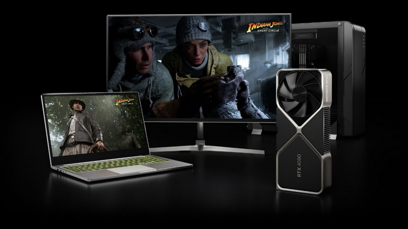 Nvidia подарит игру Indiana Jones and the Great Circle покупателям GeForce RTX 4070 и более мощных видеокарт