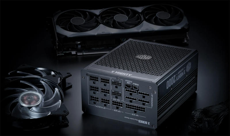 В продажу поступил 2000-Вт блок питания Cooler Master X Mightly Platinum — он запитает сразу две GeForce RTX 4090