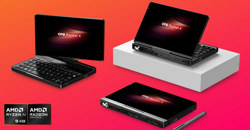 Карманный ноутбук GPD Pocket 4 с чипами AMD будет предлагаться по цене от $829