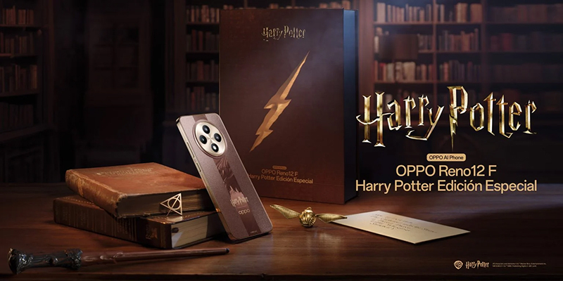 Oppo выпустила смартфон Reno 12F 5G Harry Potter с волшебной палочкой и Золотым снитчем в комплекте