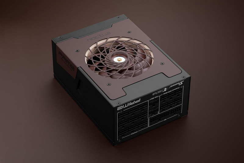 Очень тихий блок питания на 1600 Вт за $569 — вышел Seasonic PRIME TX-1600 Noctua Edition с вентилятором Noctua