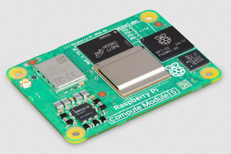 Raspberry Pi представила одноплатный компьютер Compute Module 5 без портов ввода-вывода по цене от $45