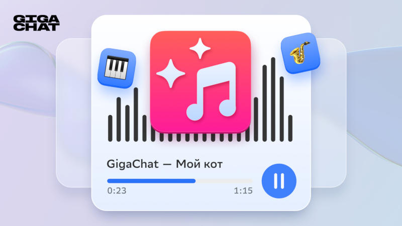 ИИ-бот GigaChat от Сбера научился писать музыку по текстовым запросам