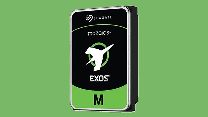 Seagate выпустила первый в мире жёсткий диск на технологии HAMR — Exos M на 32 Тбайт