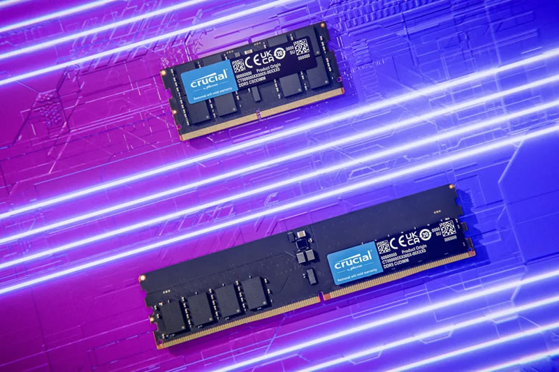 Micron представила на CES 2025 новый SSD и показала модули DDR5 объёмом 64 Гбайт