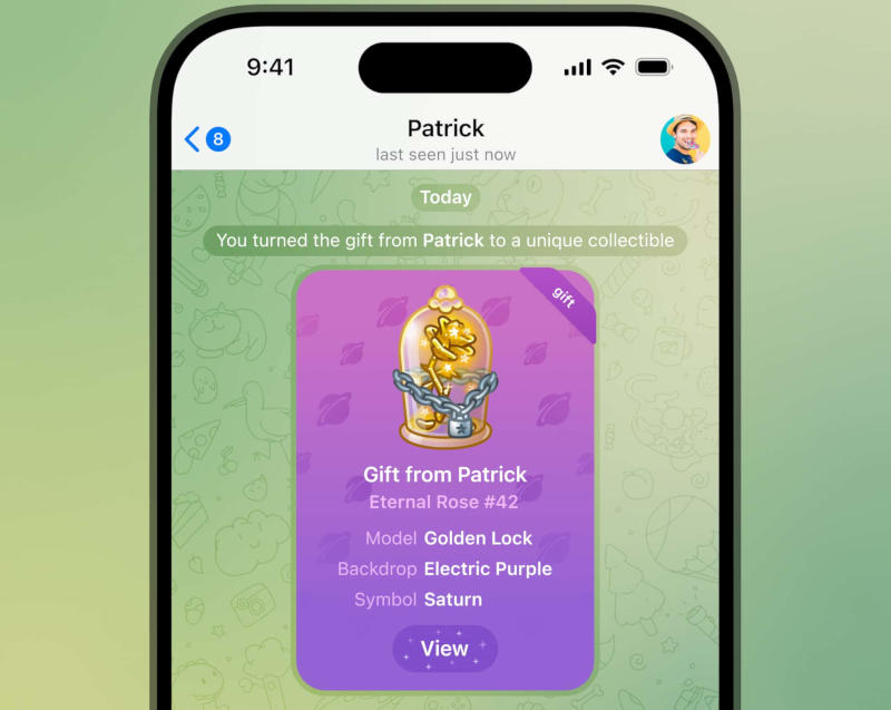 Подарки в Telegram можно будет создавать самостоятельно и отправлять их как NFT