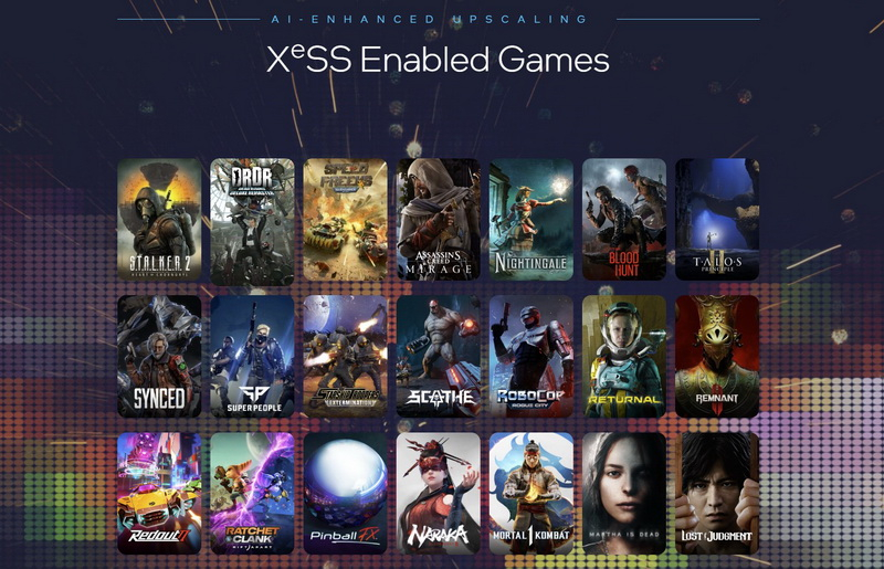Поддержку технологии масштабирования изображения Intel XeSS получили уже более 150 игр